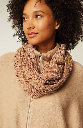 Image for Abstract-Leopard Infinity Scarf