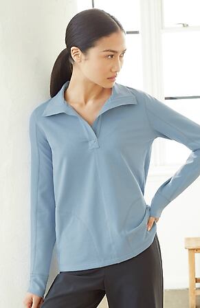 Image for Fit Ultimate-Fleece Collared Sweatshirt