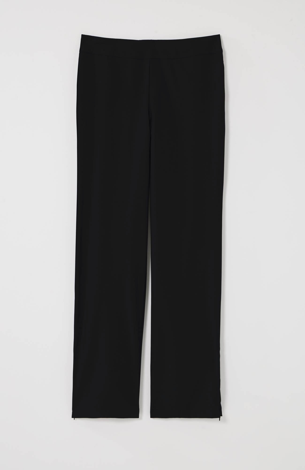 Fit On-The-Go Zipped-Hem Wide-Leg Pants