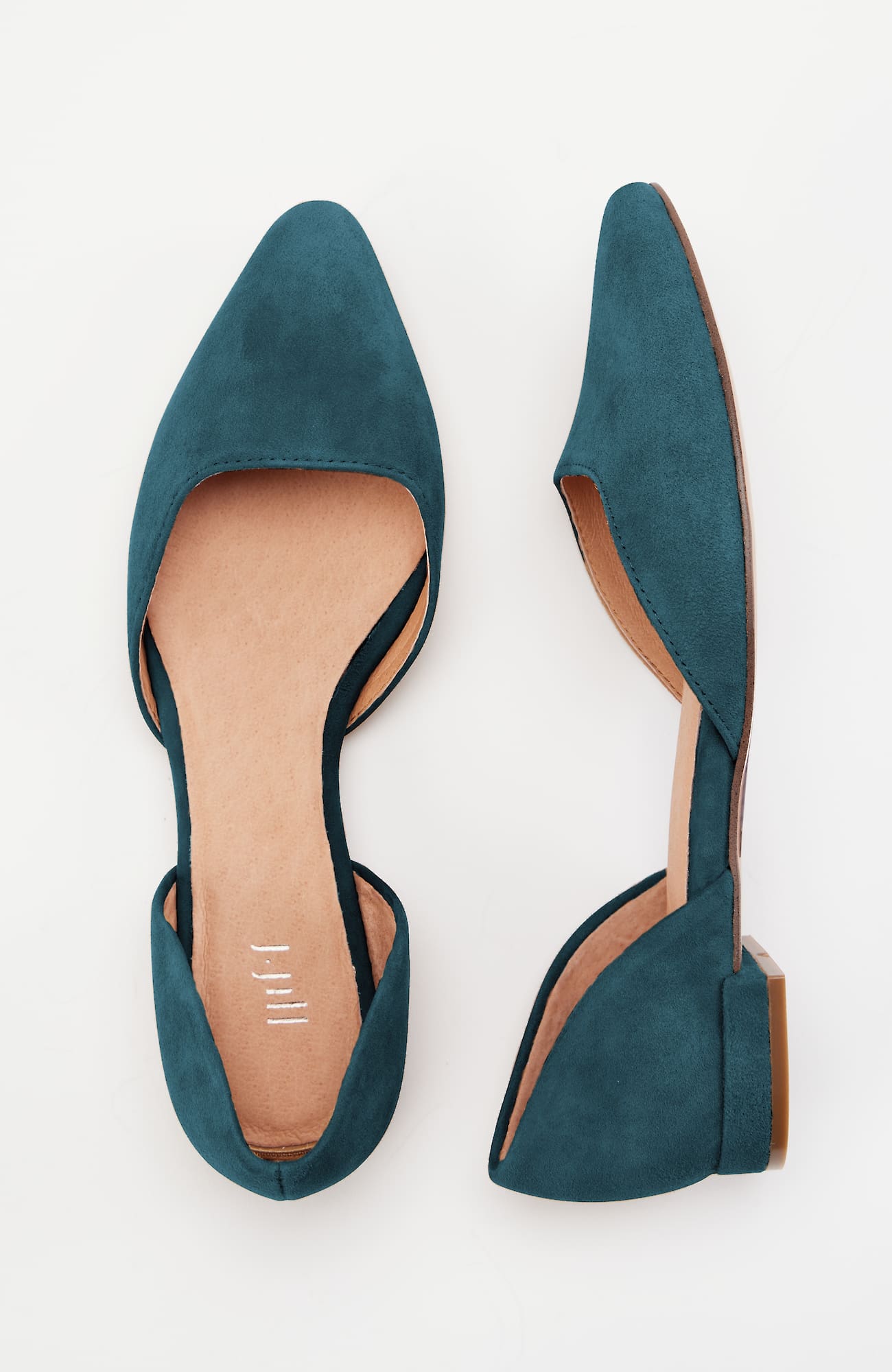 Jjill J.jill Sutton D'orsay Flats In Evergreen