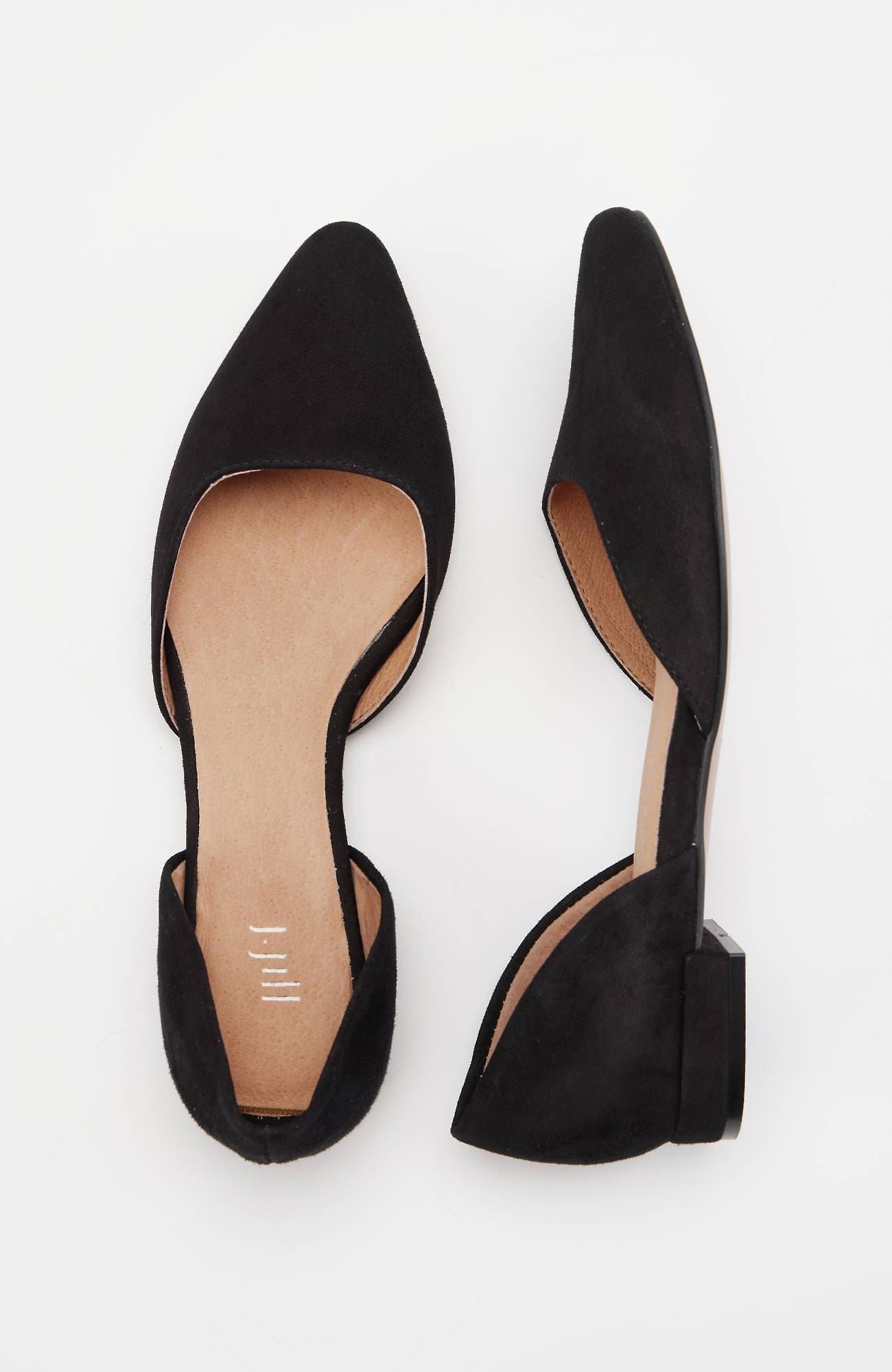 Jjill J.jill Sutton D'orsay Flats In Black
