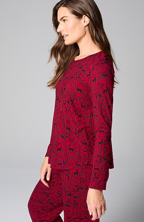 sleep ultrasoft long-sleeve top