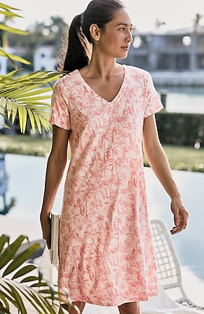 Image for Sleep Ultrasoft Short V-Neck Gown