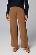 pure jill affinity pull-on wide-leg pants