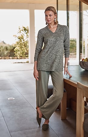 Image for Pure Jill Affinity Pull-On Wide-Leg Pants