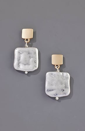 Image for Mixed-Metals Drop Earrings
