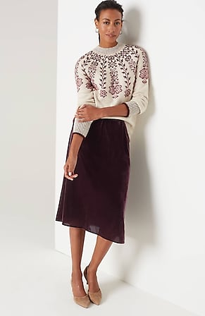 Image for Pull-On Midi Skirt
