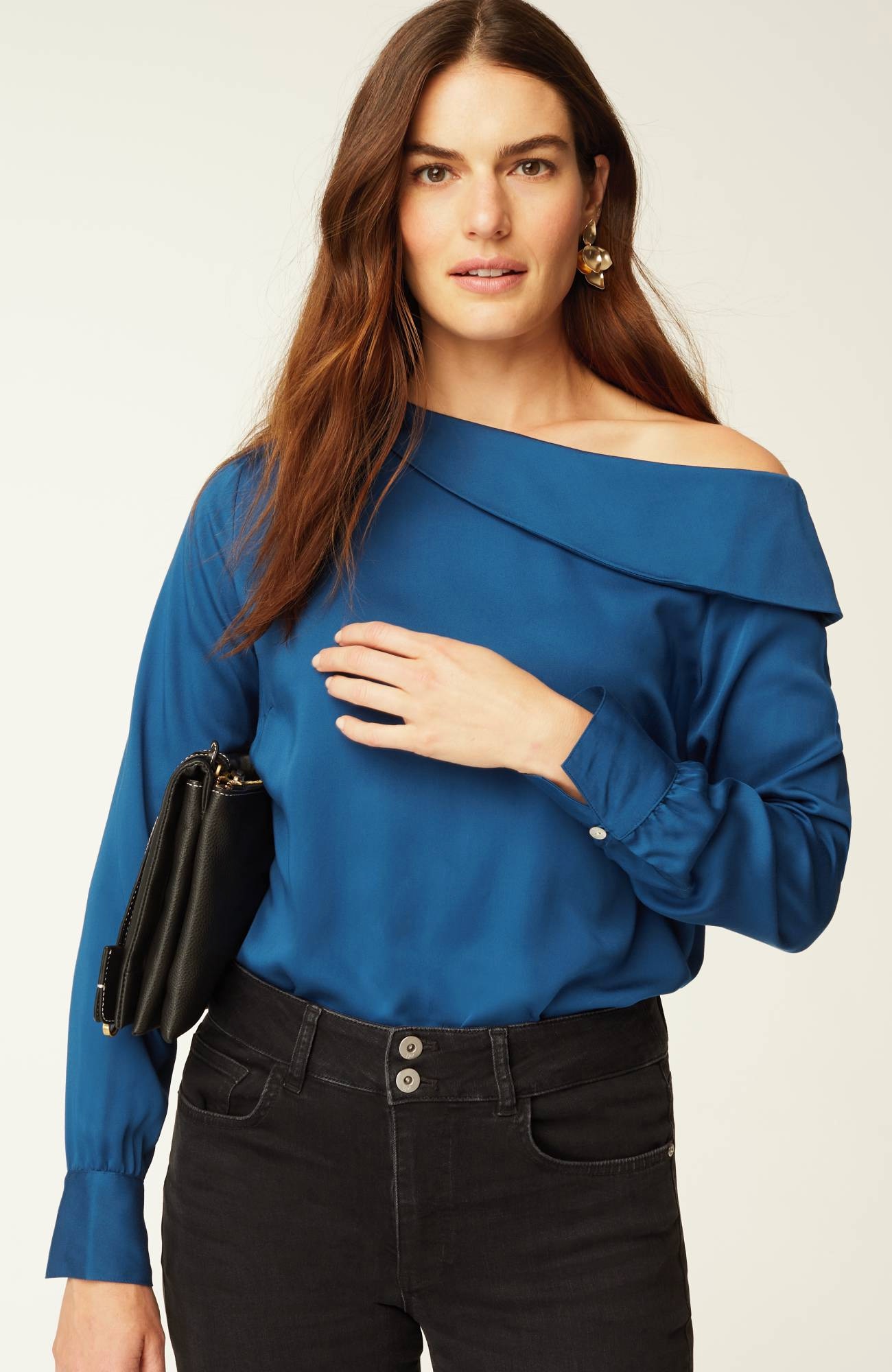Soft Luxe One-Shoulder Top