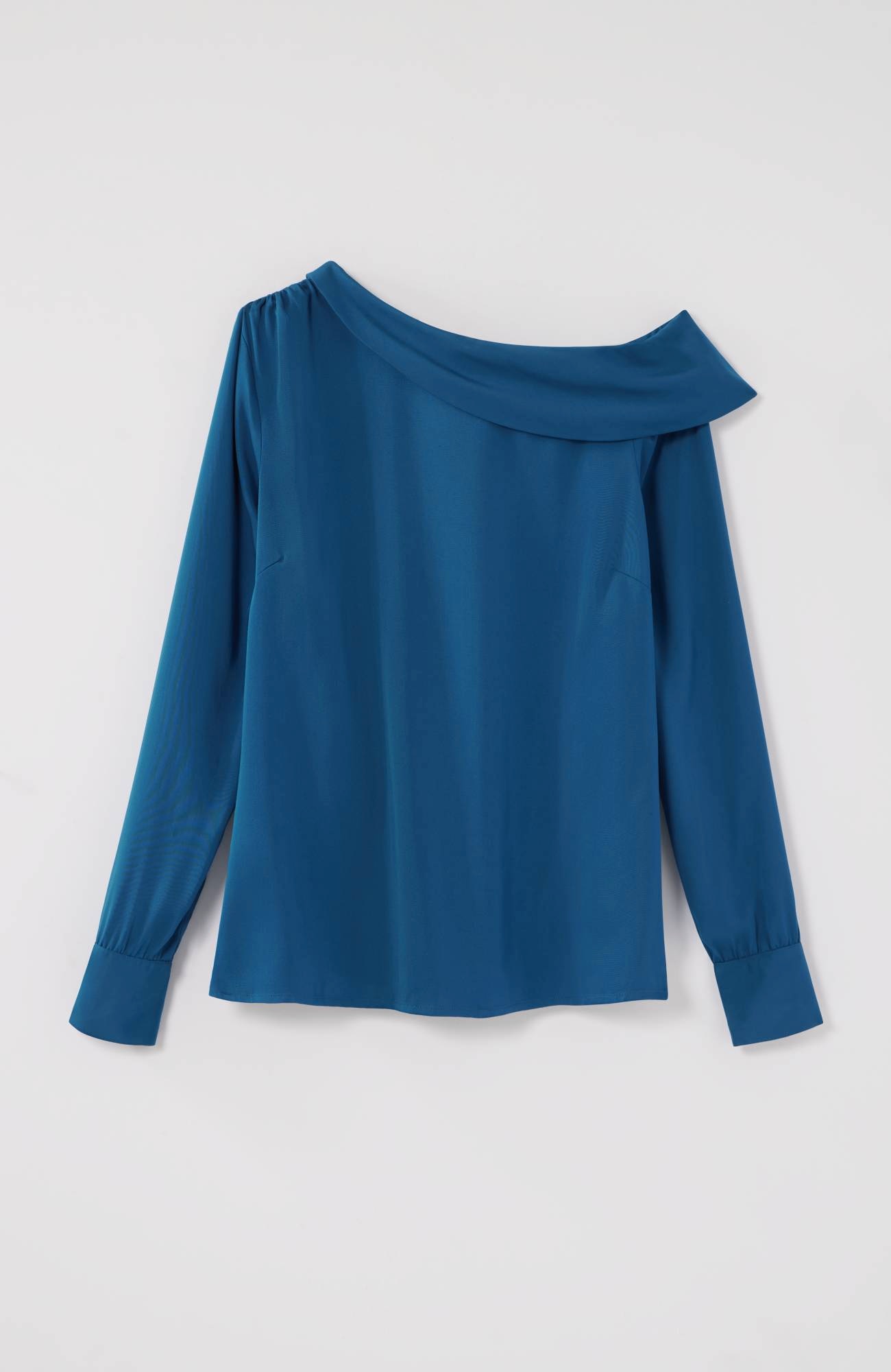 Soft Luxe One-Shoulder Top
