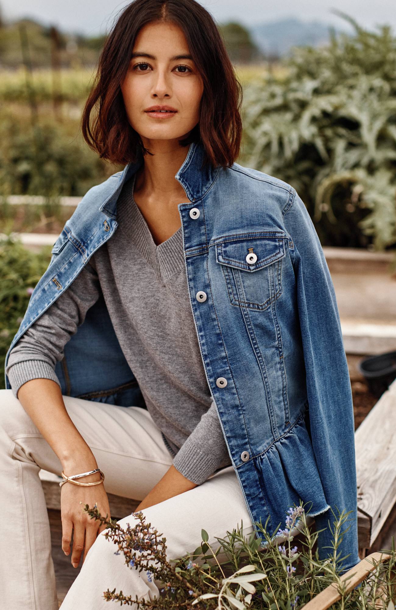 What To Wear With A Jean Jacket - Strawberry Chic