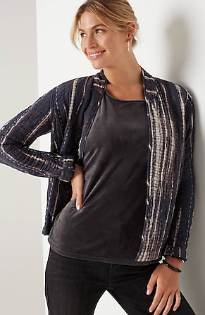 Pure Jill Scrunch-Neck Recycled-Cashmere Sweater