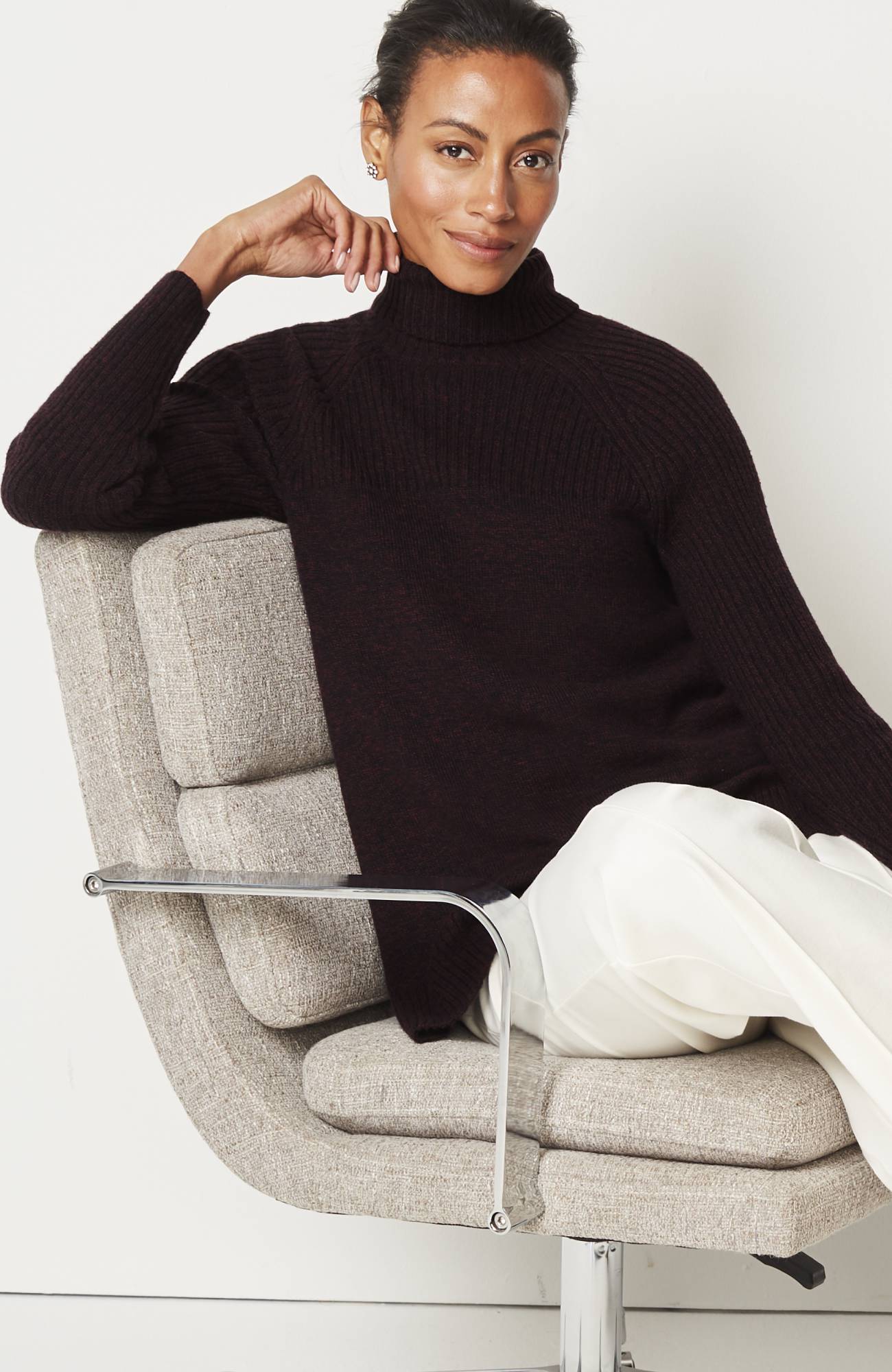 Wearever Placed-Rib Sweater