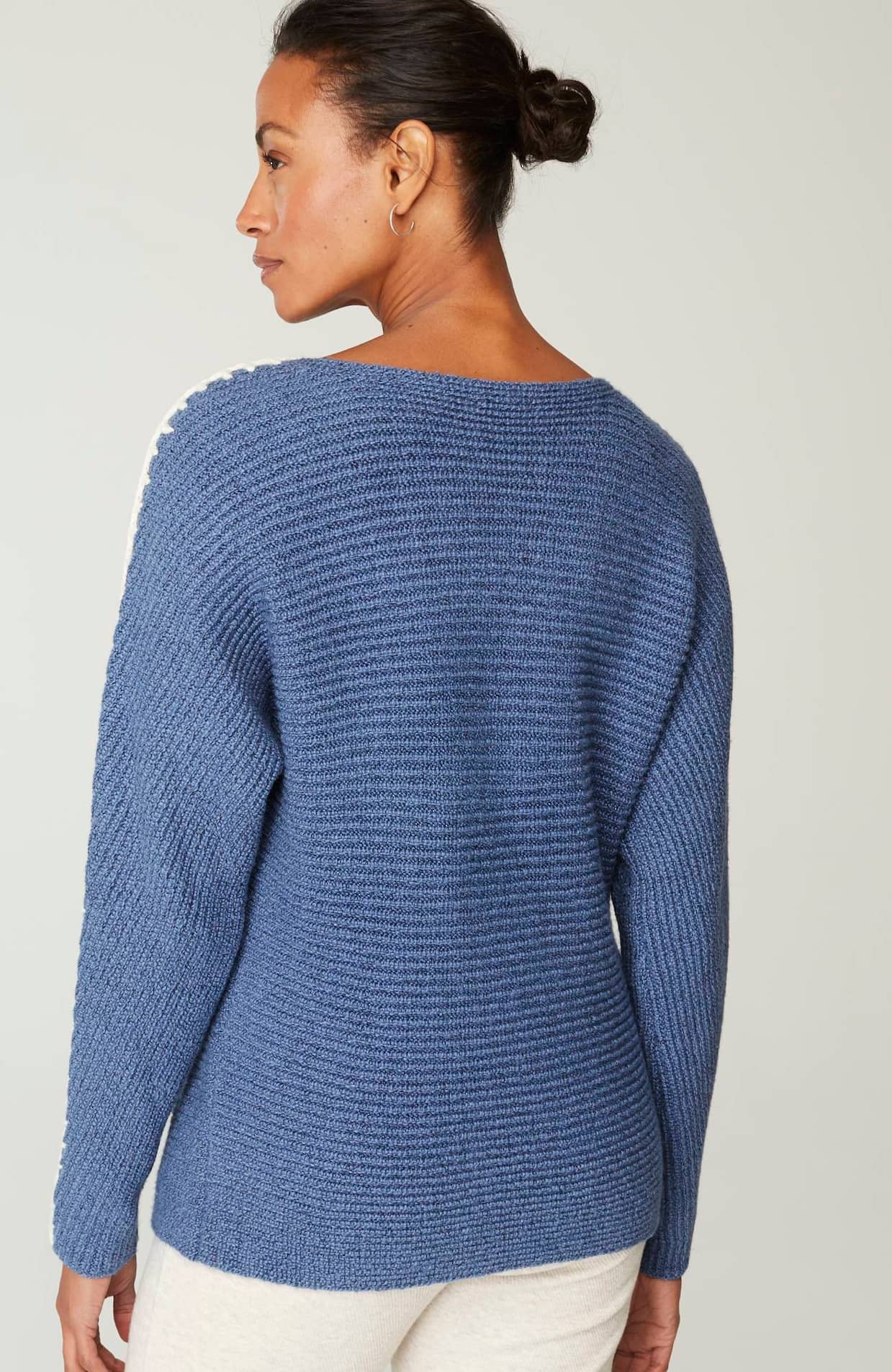 NEW J Jill Pure Jill Cotton Wool Blend Beige Sweater Size XS Pullover Cable  Knit 