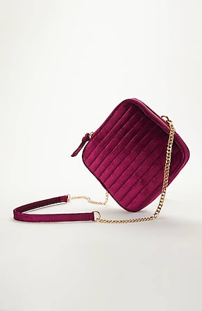 Image for Luxe Velvet Quilted Purse