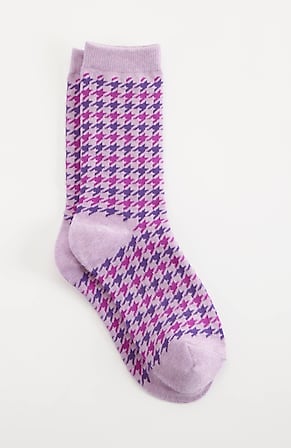 Image for Houndstooth Crew Socks