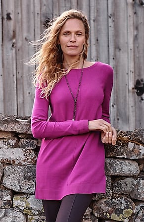 Image for Pintucked Sweater-Tunic