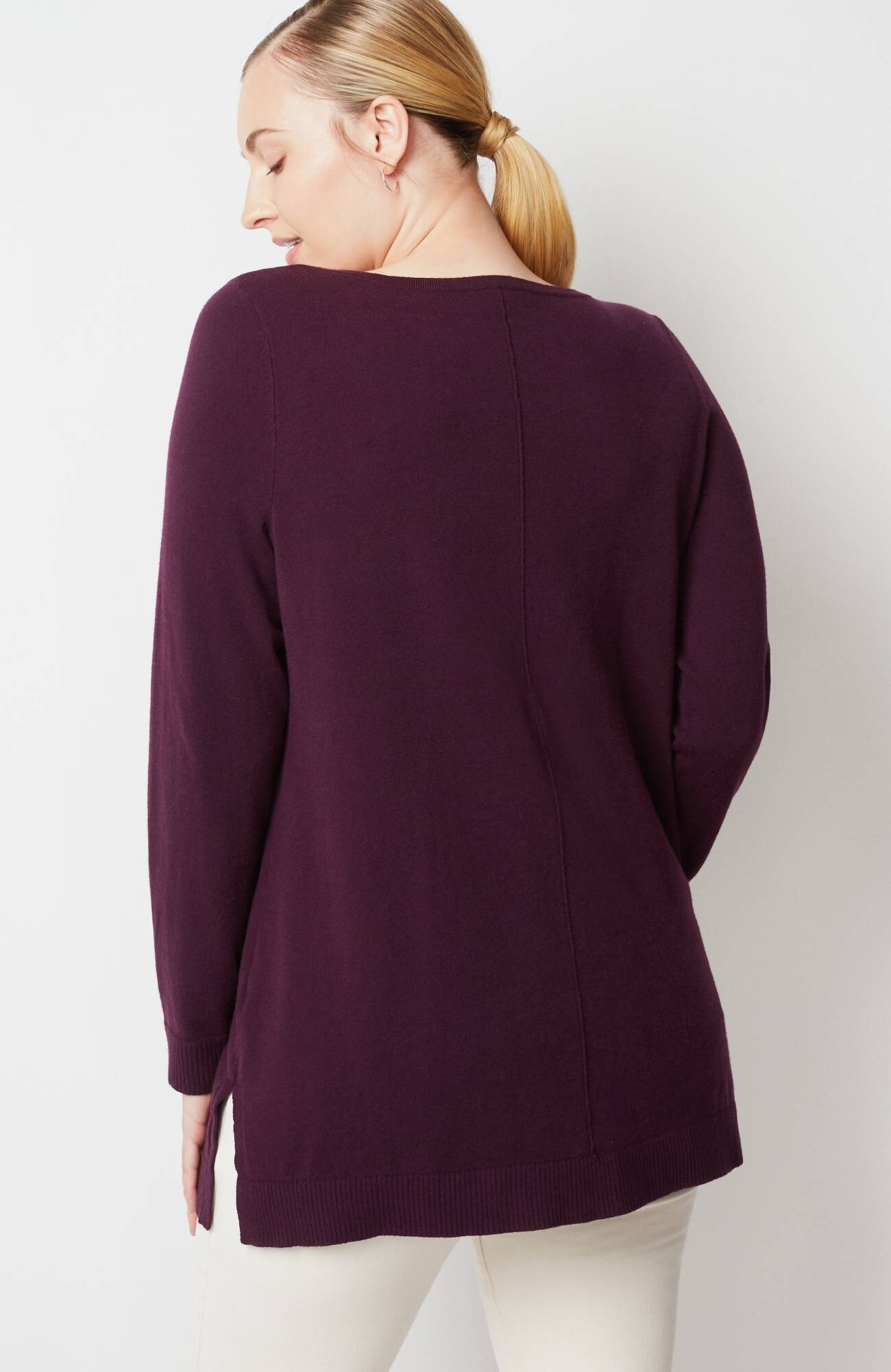 Pintucked Sweater-Tunic