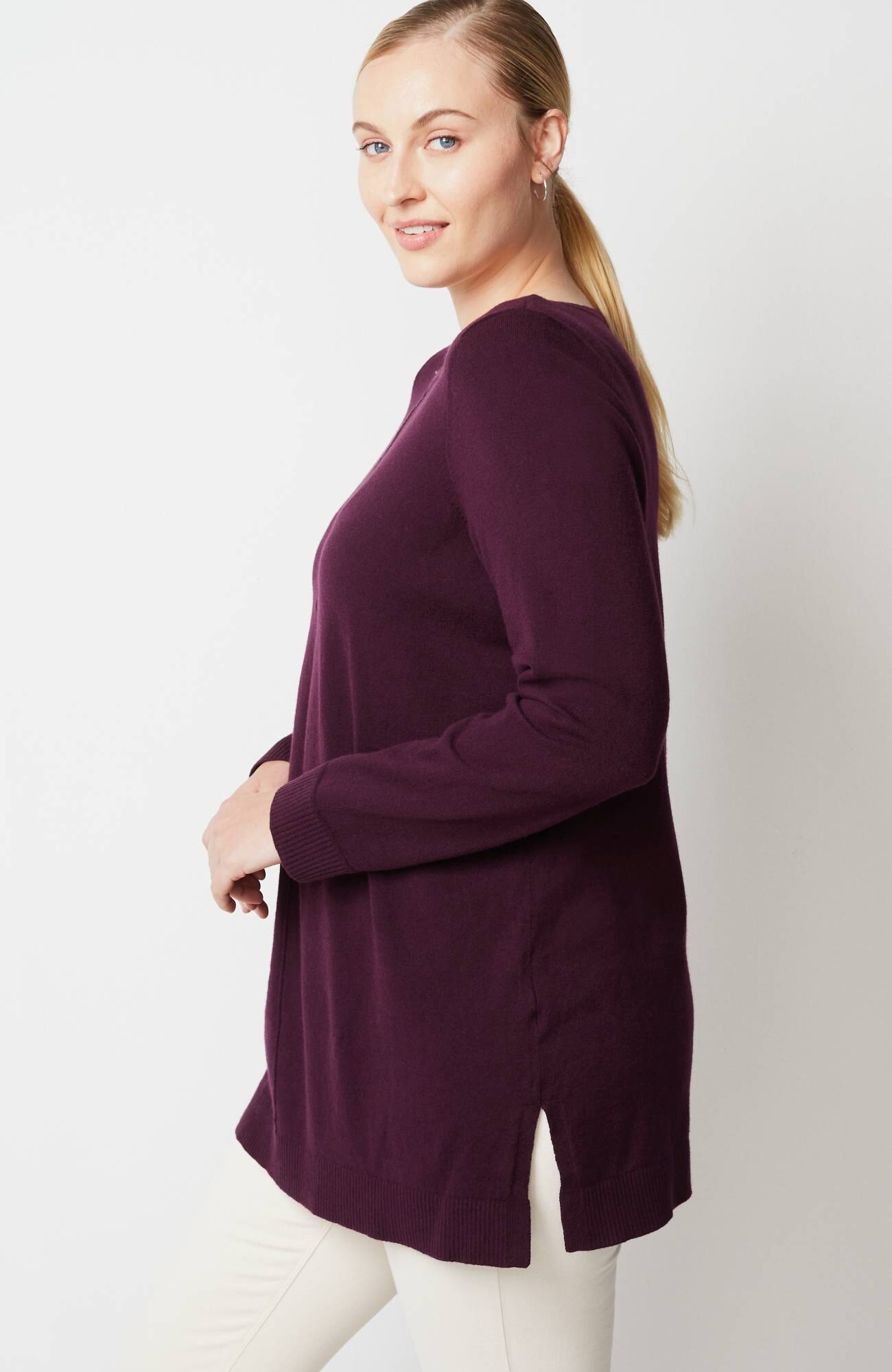 Pintucked Sweater-Tunic