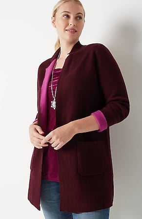 Image for Majestic Open-Front Cardi