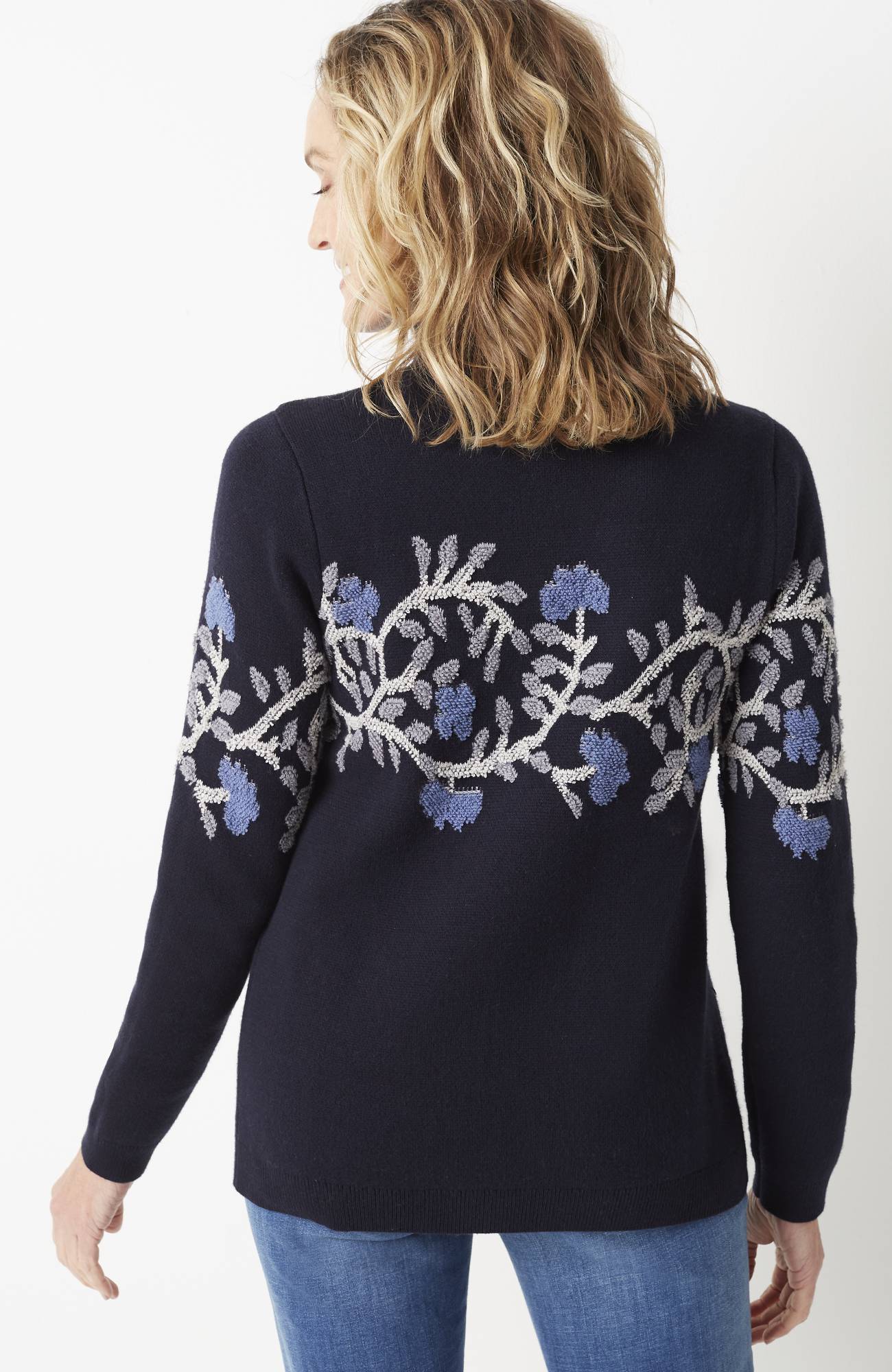 J. Jill Textured Jacquard Sweater | CoolSprings Galleria