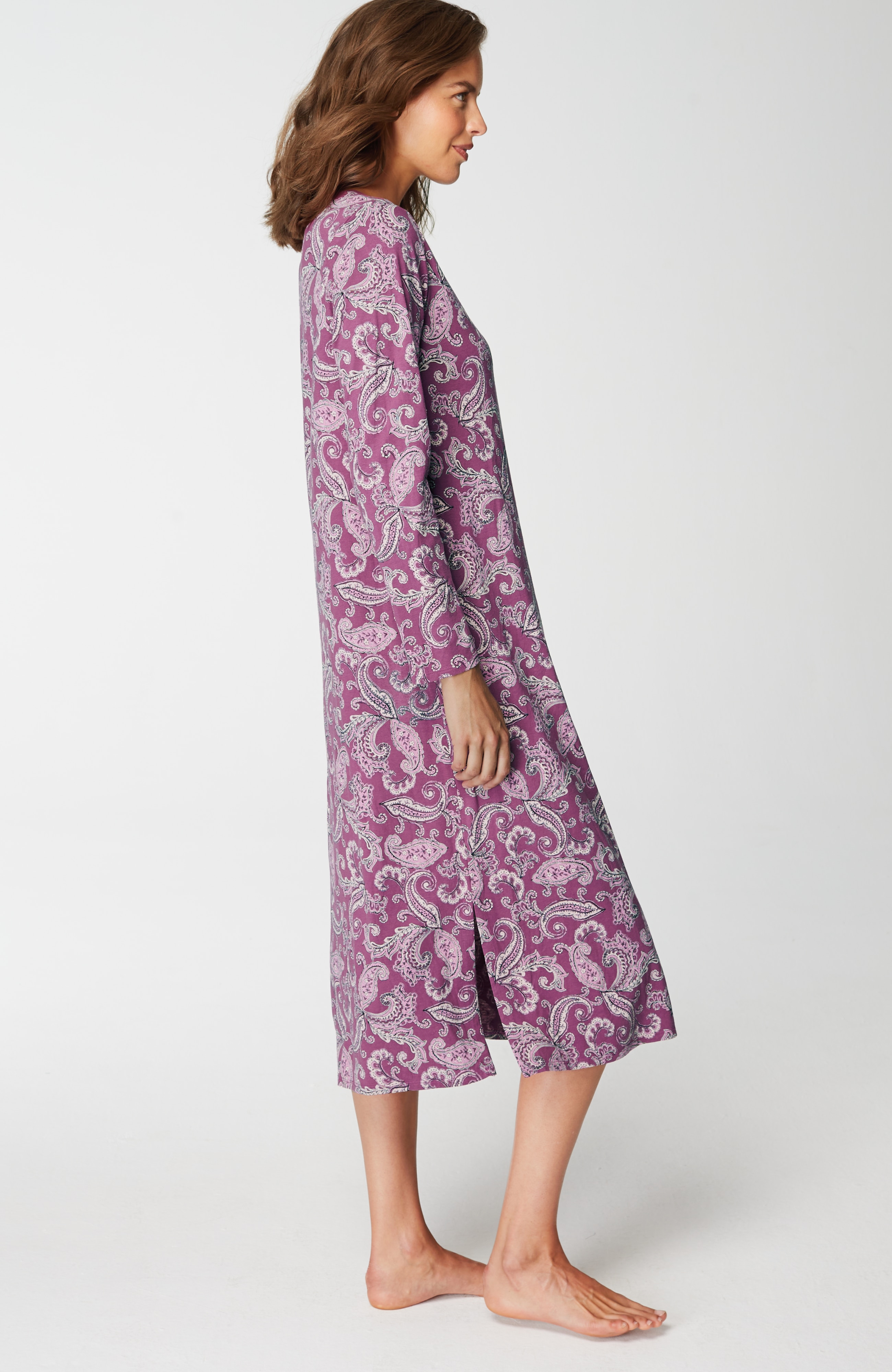 sleep ultrasoft long sleeve gown