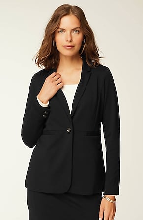 Image for Wearever Double-Face Jersey Tailored Blazer