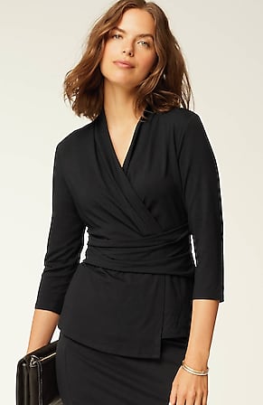 Image for Wearever Draped-Waist Top