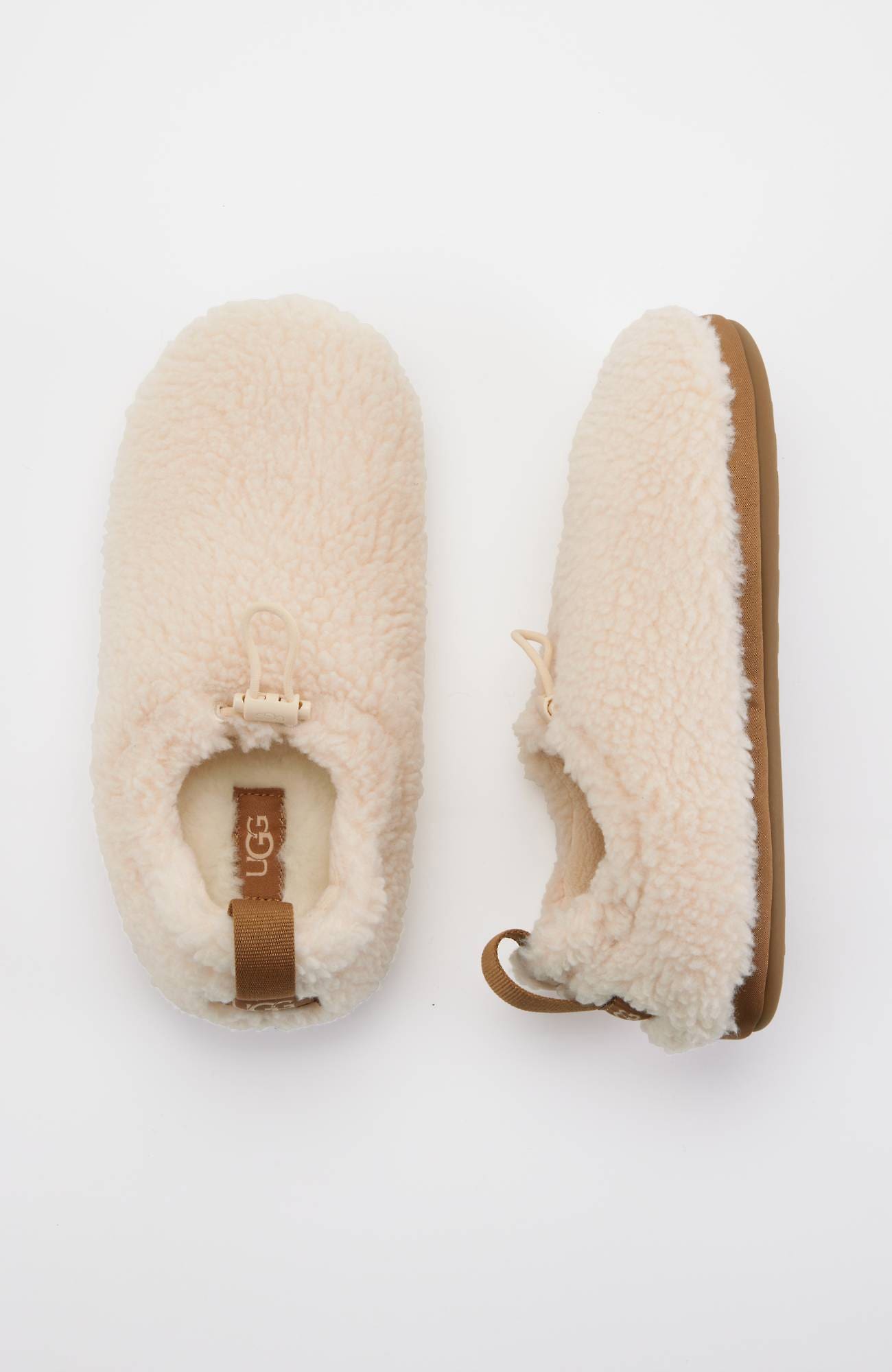 Jjill J.jill Ugg® Plushy Slippers In Natural,chestnut