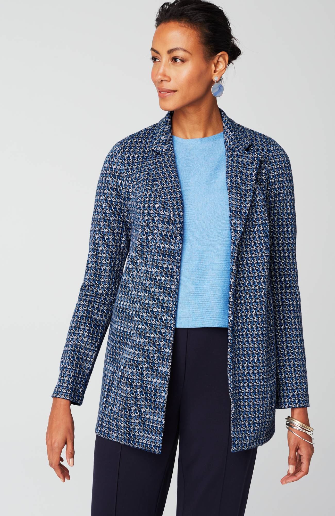 J. Jill Wearever Soft-Collar Jacket