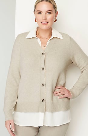 Image for Mixed-Media Cardi