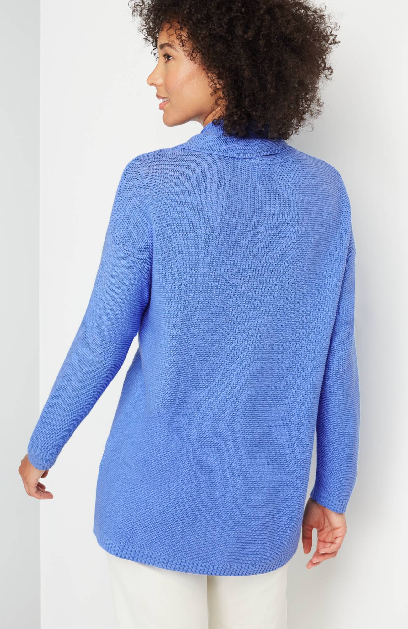 Textured Cowl-Neck Sweater