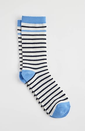 Image for Rayon-From-Bamboo Color-Pop Striped Crew Socks