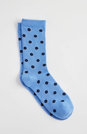 Image for Rayon-From-Bamboo Dotted Crew Socks