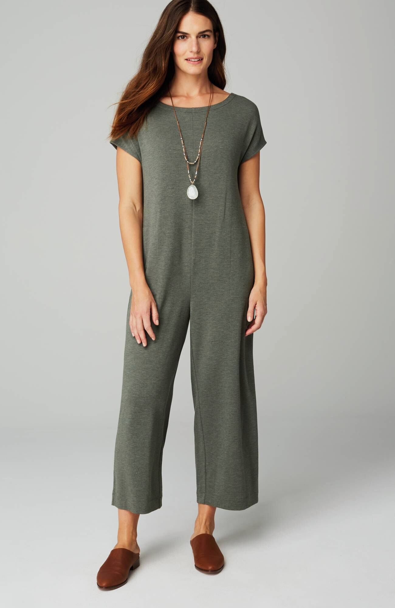 Knit Belted Jumpsuit