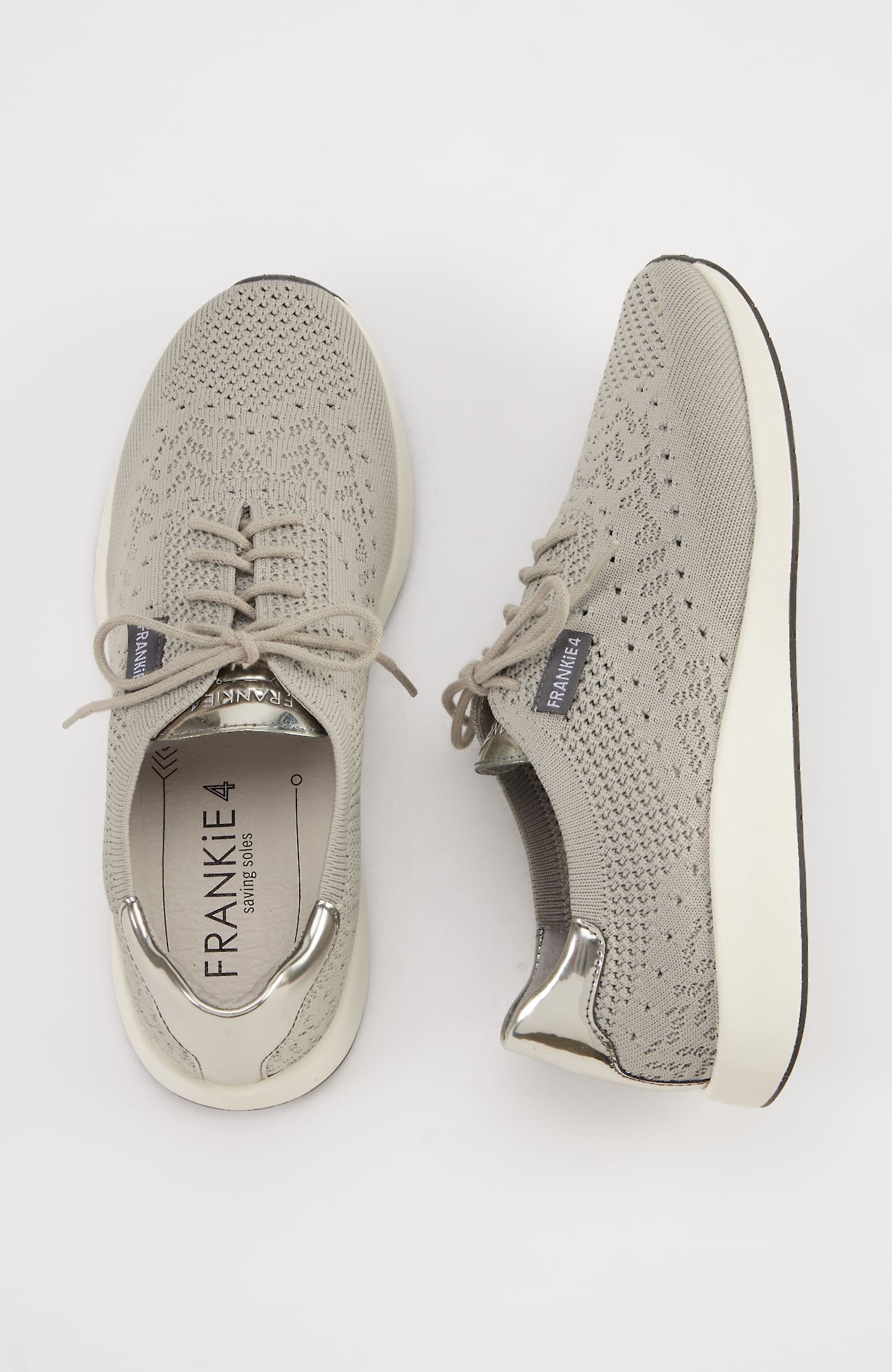 Jjill J.jill Frankie4 Dimity Sneakers In Silver Grey