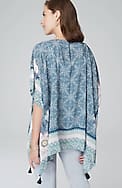 floral medallion poncho