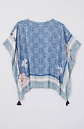floral medallion poncho