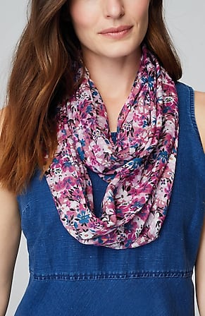 Image for Blooming Floral Infinity Scarf