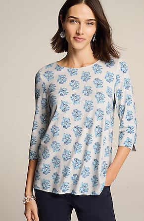 Image for Wearever Ballet-Sleeve Crew-Neck Top