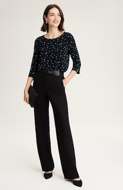 Convertible-Shoulder Ruffled Top