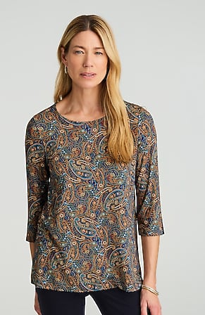 Image for Wearever Ballet-Sleeve Crew-Neck Top