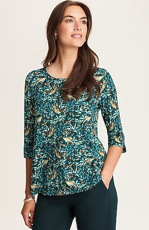 Image for Wearever Ballet-Sleeve Crew-Neck Top