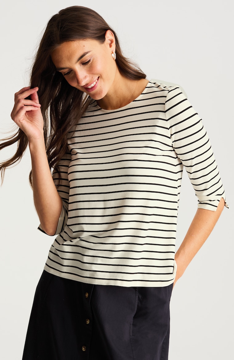 Primary view of the wearever ballet-sleeve crew-neck top