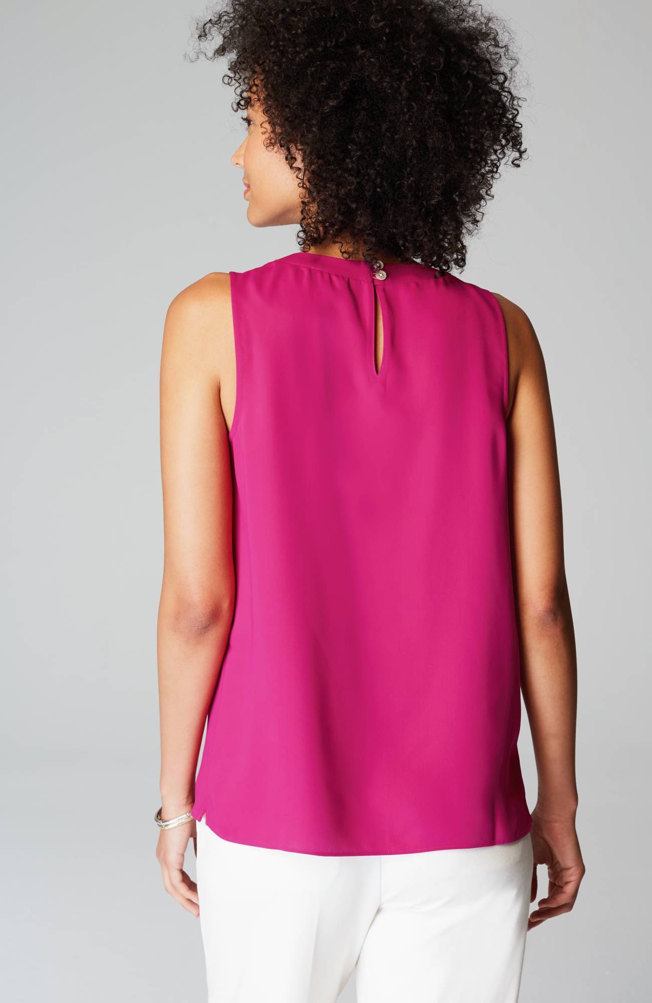 wearever easy-care pleated top