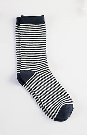 Image for Rayon-From-Bamboo Striped Crew Socks