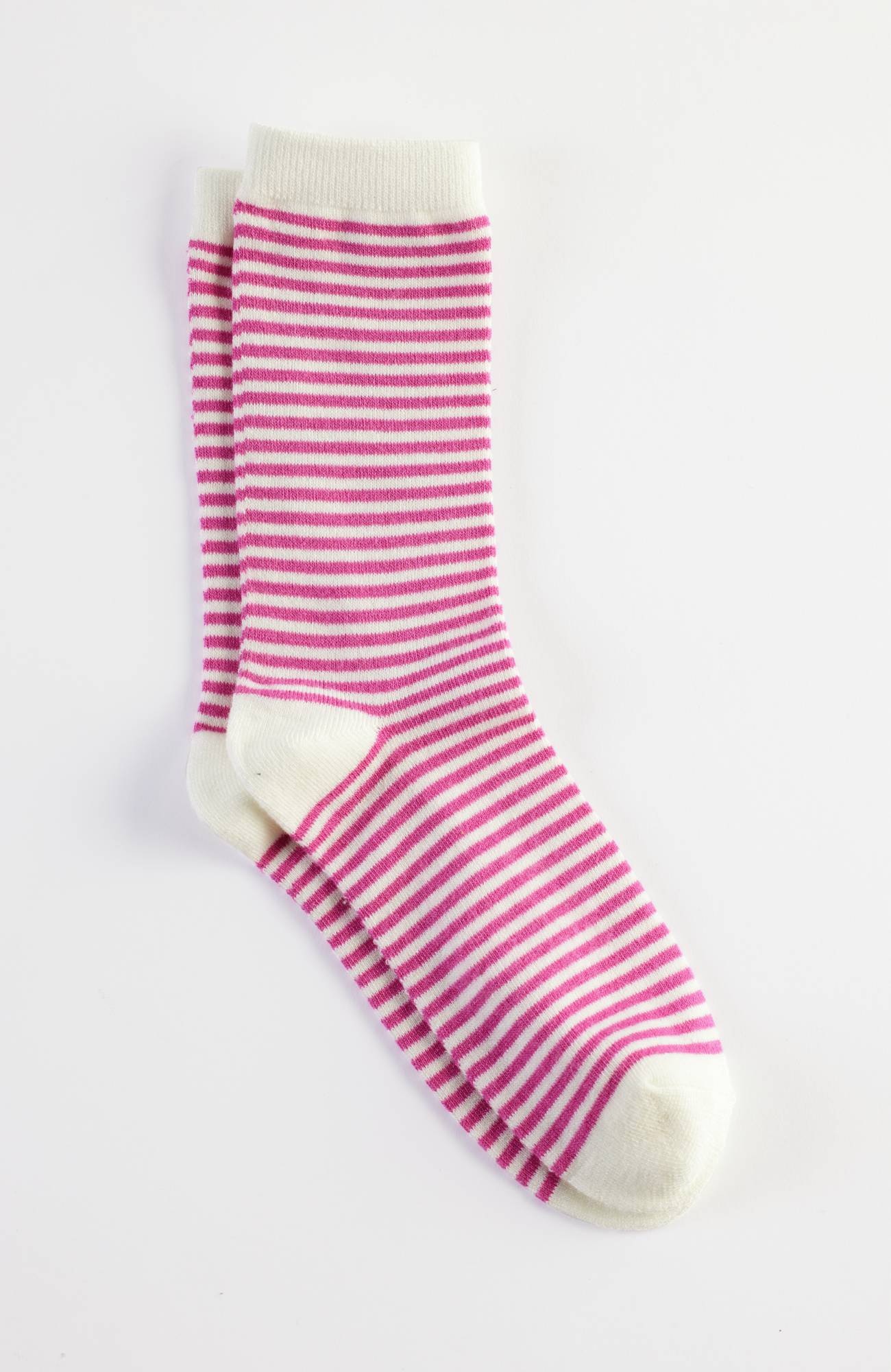 Rayon-From-Bamboo Striped Crew Socks