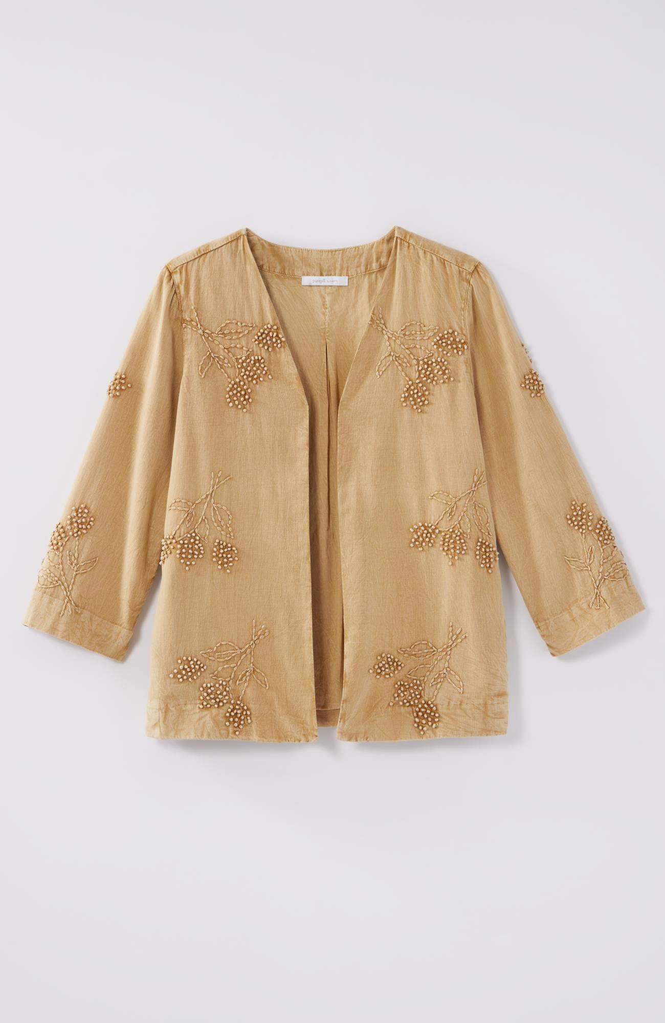 Pure Jill Hand-Embroidered Jacket