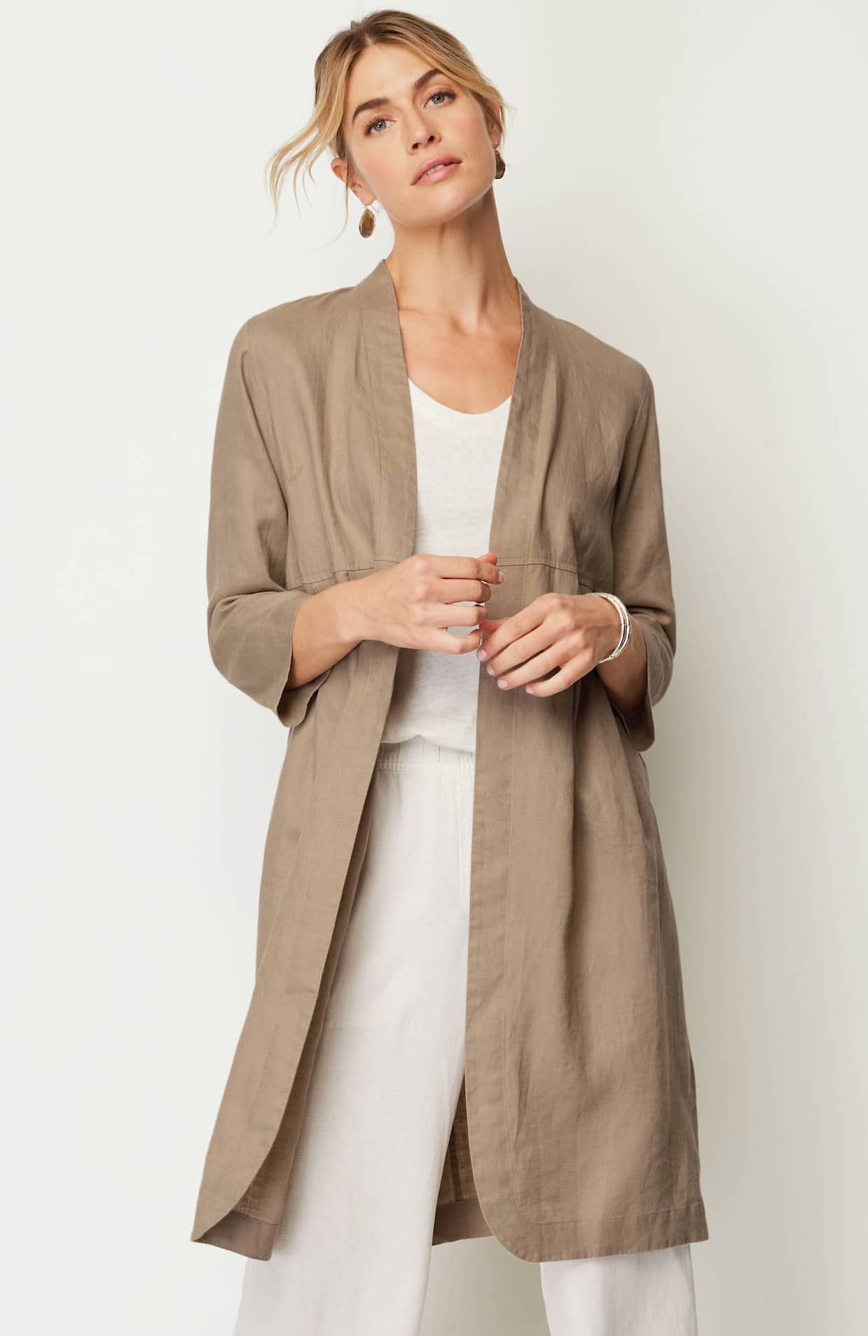 J. Jill Linen Blend Soft Sand Ribbed Duster Cardigan Size XSP  Cardigan  sweaters for women, Clothes design, Duster cardigan