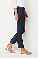 versatile cotton-stretch slim-leg pants
