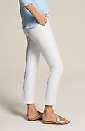 versatile cotton-stretch slim-leg pants